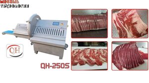 Машина для нарезки мяса на ломтики QH-250S