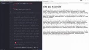 HTML & CSS for Beginners Part 4: Bold and Italic text and HTML comments