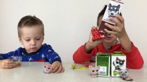 Пушистики Sweet Box Игрушки Собачки открываем сюрпризы Видео для детей Игрушки собаки