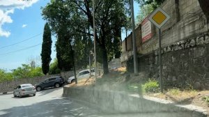 Ялта. По Блюхера ул., от объездной дороги до Ломоносова ул. 29.06.2025. Крым. Crimea. Yalta.