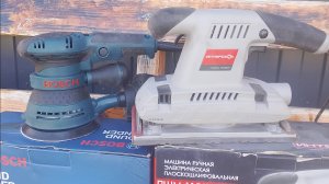Шлифмашина BOSCH  или Интерскол!? Для разных задач!
