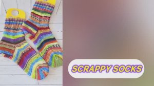 🧦🧦🧦Мои носочки scrappy socks. Чего я больше не буду делать при вязании таких 🧦🧦🧦