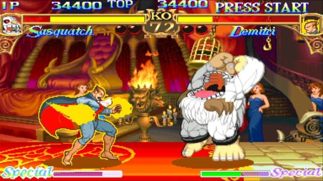 Вампиры - аркадный файтинг - OLDBEAT