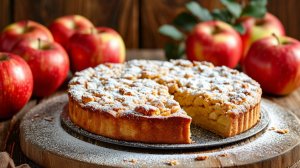 ПИРОГ с яблоками по Немецки/ Рибелькухен Быстро, вкусно и просто