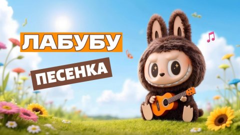 ЛАБУБУ ПЕСНЯ 🎶 ДЕТСКАЯ ПЕСНЯ ПРО ИГРУШКУ LABUBU💖