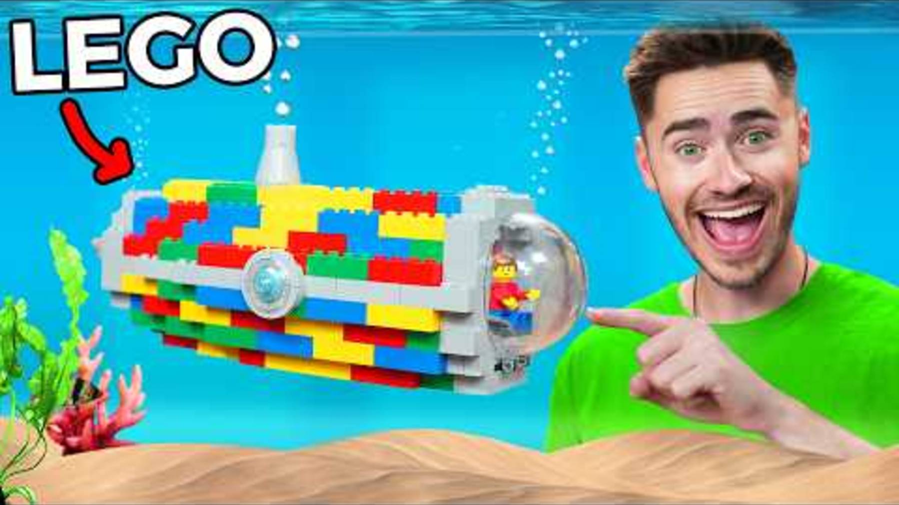 Тестируем подводные лодки LEGO...