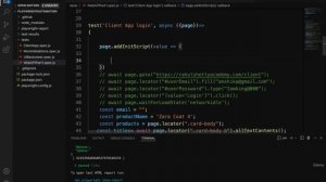 Parsing API response & passing token to browser local storage with Playwright