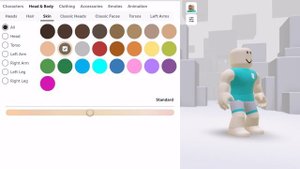 Как сделать разные части разного цвета и скин как у меня за 0 robux