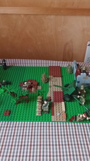 Лего самоделка на тему ВОВ.