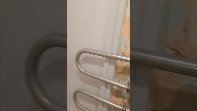 продолжение ремонта ванной комнаты ПВХ панелями!