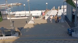 Анапа. Утро. Обстановка на пляже Высокий Берег. 8 июля 2025. 8 утра