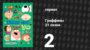 Гриффины 21 сезон 2 серия «Бенд или блокбастер» (мультсериал, 2022)