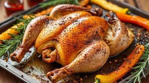 ХРУСТЯЩАЯ КУРИЦА , жаренная в духовке