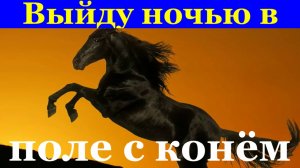 Песня Выйду ночью в поле с конём.