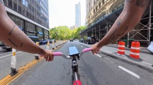 Lower Manhattan Uber Eats   Fixie Bike Delivery