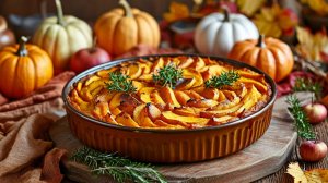 ЗАПЕКАНКА  из ТЫКВЫ и яблок  рецепт СССР