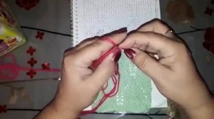 Интересный узор на основе платочной вязки