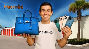 Нашли сумку Hermes, много iPhone. Повезло!