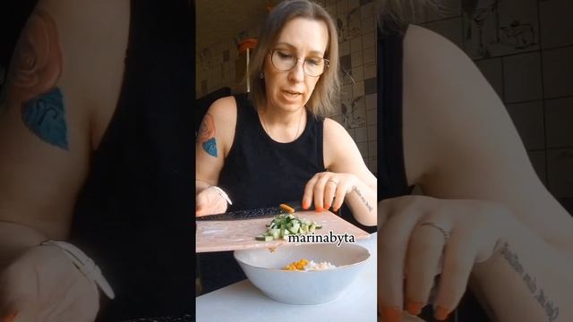Салат пятиминутка. Низкокалорийный. Обалденно вкусный