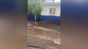 В Красноярском крае после ливня затопило десятки домов