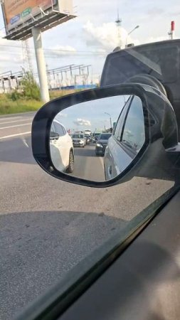В пробке