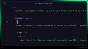 Nuxt Vue Платформа видео уроков 17 - Компоненты страницы плейлистов [get-save.com]