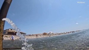 Сочи Лазаревское пляж Чайка и Багратион сегодня 8 июля 2025. Море и погода в Лазаревском сейчас