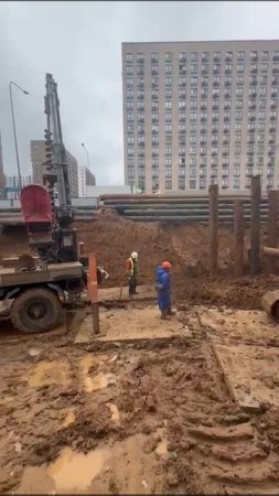 Шпунтовое ограждение 📞 +7 (985) 185-77-77 Услуги бурения.
