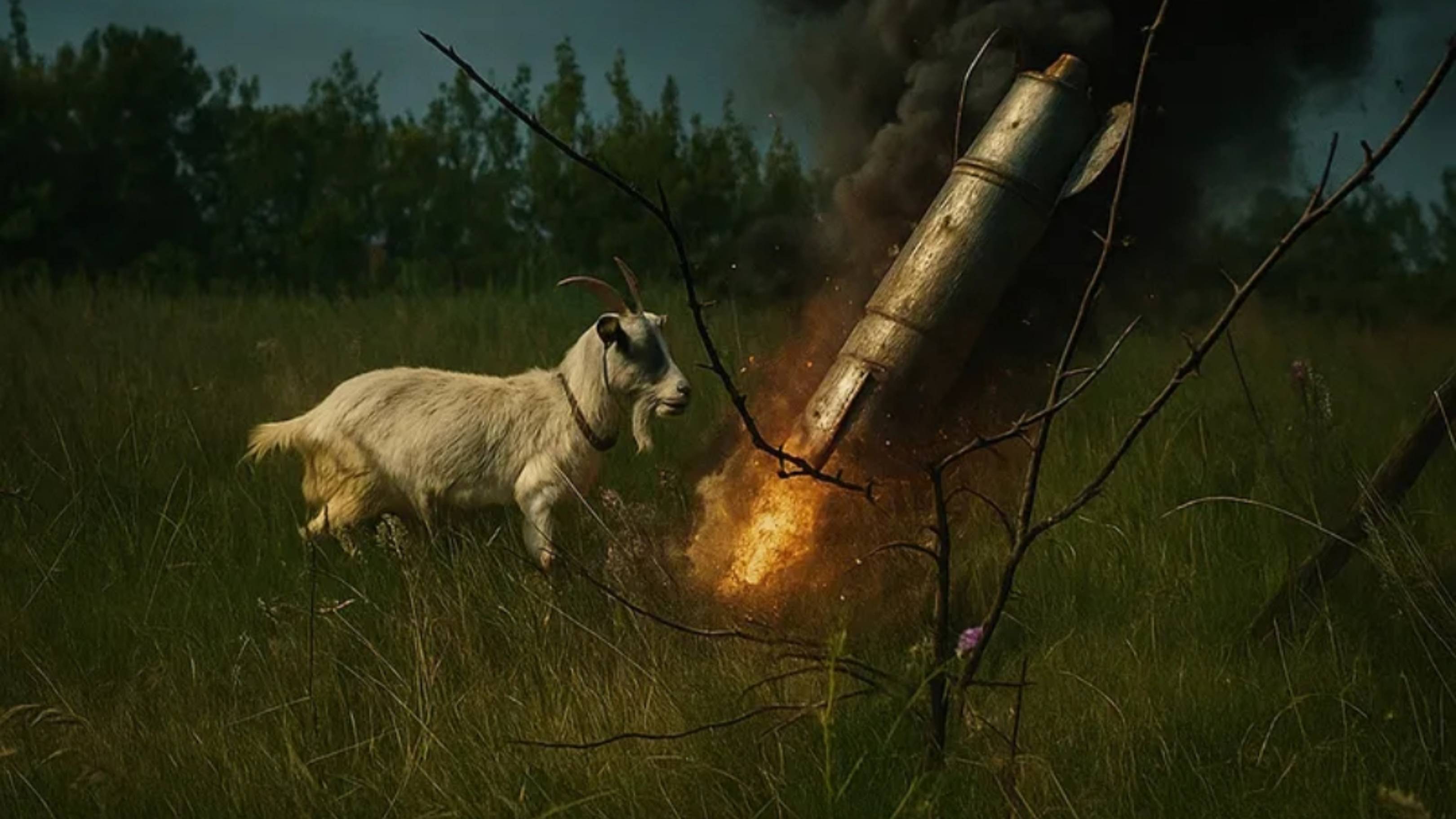 РАКЕТА 🚀 ПРИЛЕТЕЛА В 🐐 КОЗУ 💥💣