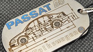Volkswagen b5 passat, изготовление брелка