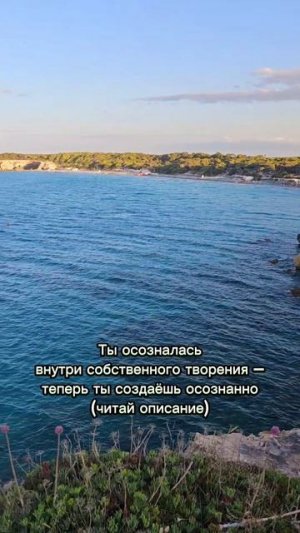 Ты осозналась внутри собственного творения – теперь ты создаёшь осознанно