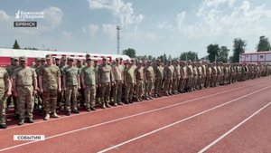 Добровольцы бригады «БАРС-Брянск» сдали нормы ГТО