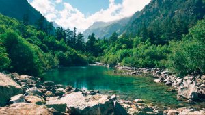 ПОДЬЕМ К БАДУКСКИМ  ОЗЕРАМ|ОЗЕРО №2