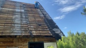 разбираю старую обрешетку