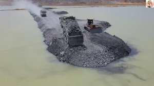 Строительство, серия обзоров - дорога на озере - 3