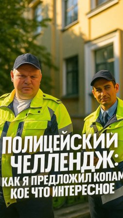Полицейский челлендж: как я предложил копам кое что интересное!