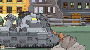 HomeAnimations – Мультики про танки  Как его ПОБЕДИТЬ МОНСТРА？ Китобой и Федор vs ГИБРИД - Мультики
