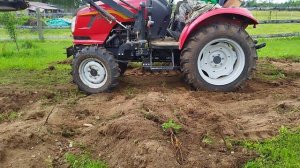 Работа на участке ДонгФенг 244 G2 Dongfeng