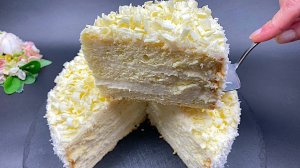 Нежнейший лимонный торт за 5 минут 🍋🍰