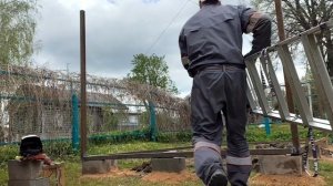 Беседка 3х5. часть 1. начало стройки.