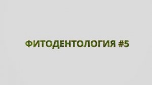 Фитодентология №5. Питьевой травяной хлорофилл Фитодент