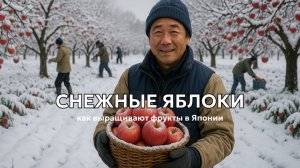 Японская технология выращивания СНЕЖНЫХ яблок 🍎