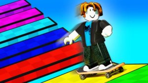 Скейт обби в Roblox !