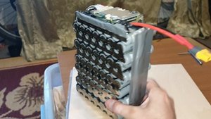 Собрал аккумулятор из бу ячеек 18650 на 550wh 10s 7p для фрезера или самоката
