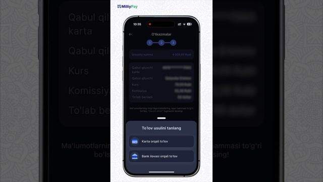 Visa kartasiga pul yuborish | MilliyPay orqali oddiy va tezkor