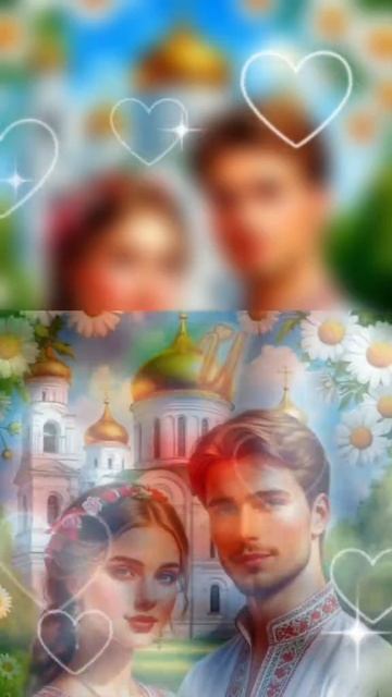 С днём семьи, любви и верности. Музыкальная открытка поздравление.