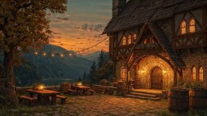 Таверна у озера, Ритмичные Ирландские песни в вечерней таверне, фоновая музыка