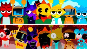 Incredibox Sprunki Невероятная коробка Спрунки Переснимет ПОВТОРНЫЙ скин