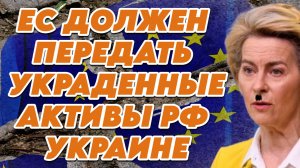 ЕС должен передать украденные активы РФ Украине