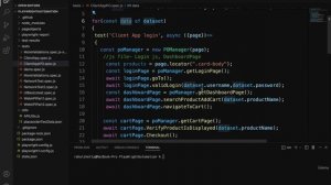Implementing Parameterization in running tests with different data sets